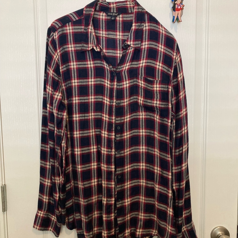 Lucky Brand Plaid Button Down